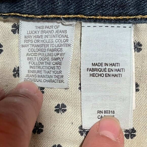 Lucky Brand Jean's Men's 361 Vintage Straight Size 38x30 Dark Acid Wash - Picture 11 of 15